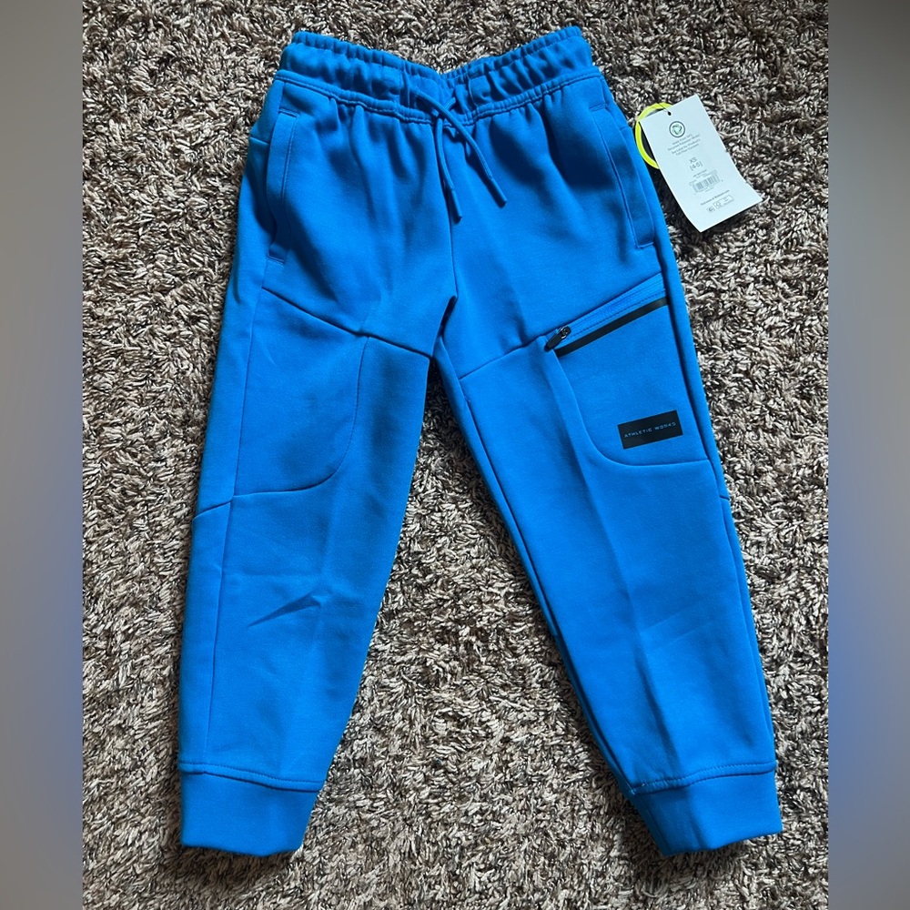 Athletic Works Kids Blue Joggers with Pocket